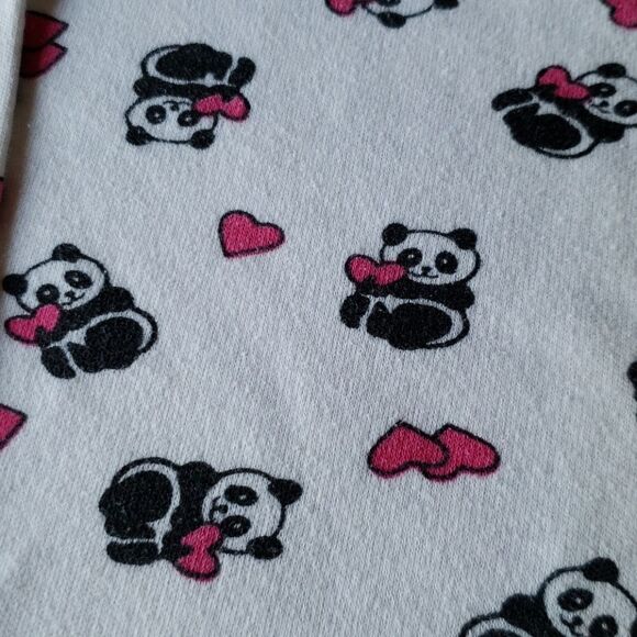 EUC Cute Panda Bear Print Turtleneck Shirt - Sz 6X - Picture 2 of 4
